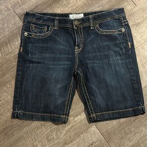 Aeropostale‎ Original Quality Women's Bermuda Shorts 13/14 Dark Wash Juniors